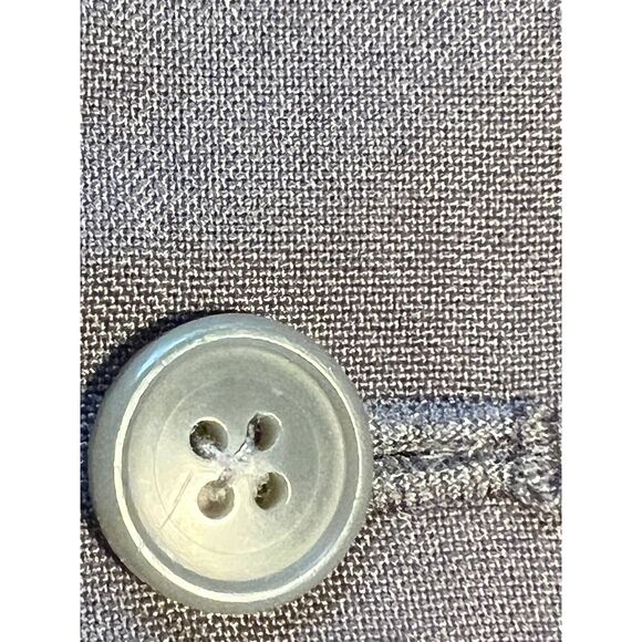 Monarchy Embroidered Silver Grey Vest Back Closure Front Pockets Size S - Picture 7 of 16